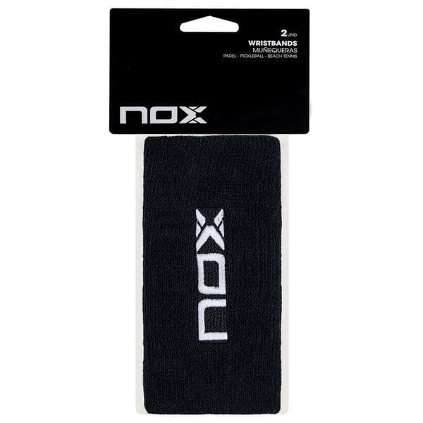 NOX long sport wristbands black/white — фото 1