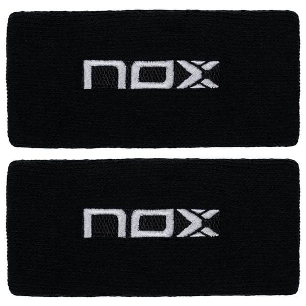 NOX long sport wristbands black/white — фото 2