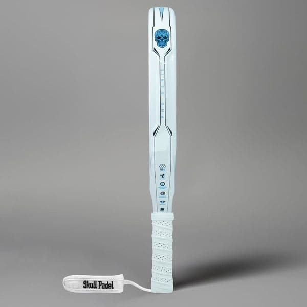 SkullPadel V2080 - WHITE BLUE 12K — фото 3