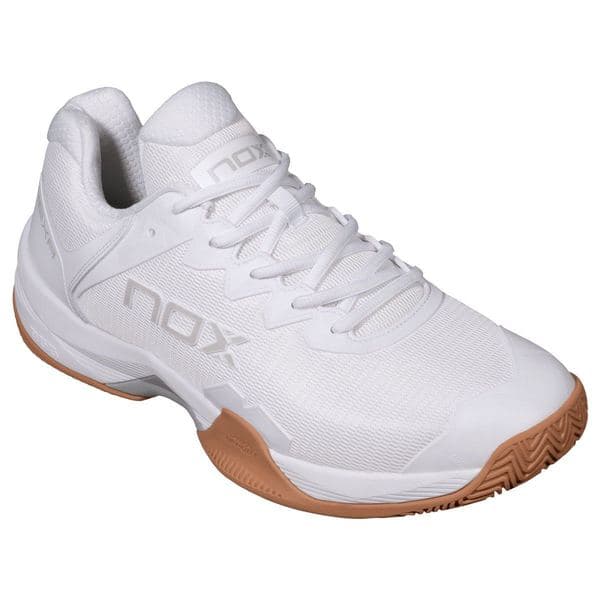 NOX ML10 HEXA White/Caramel Sole Padel Shoes — фото 2