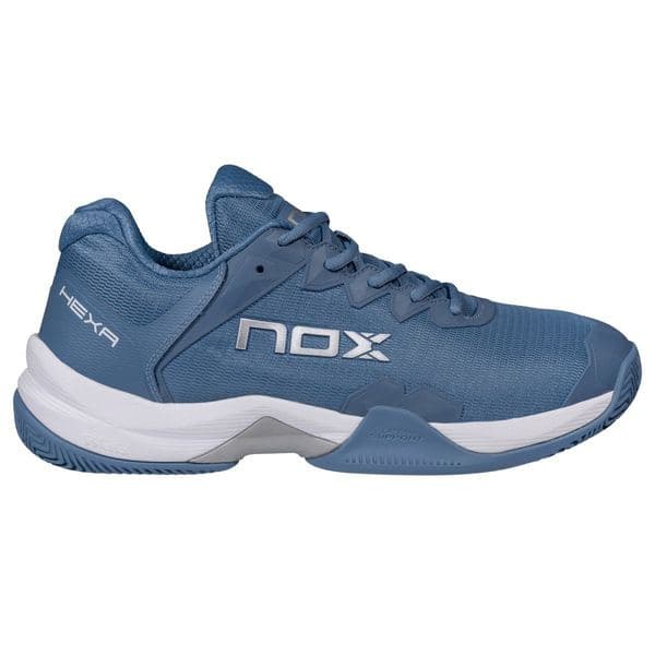 NOX ML10 HEXA Blue/Silver Padel Shoes — фото 1