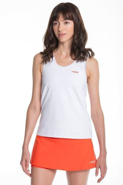 NOX WOMAN padel TANK TOP White — фото 1
