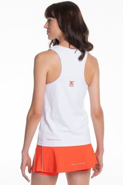 NOX WOMAN padel TANK TOP White — фото 2