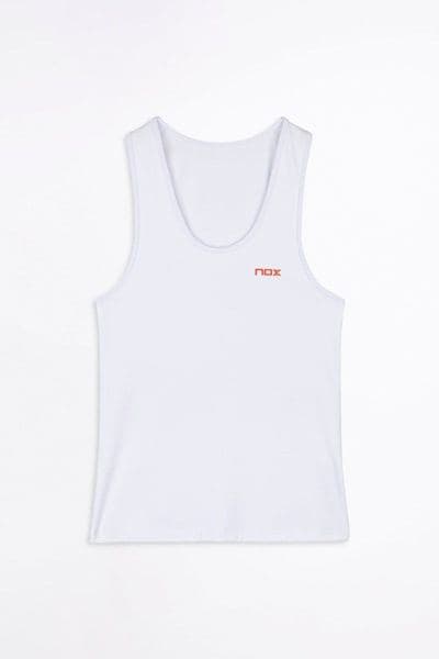 NOX WOMAN padel TANK TOP White — фото 3