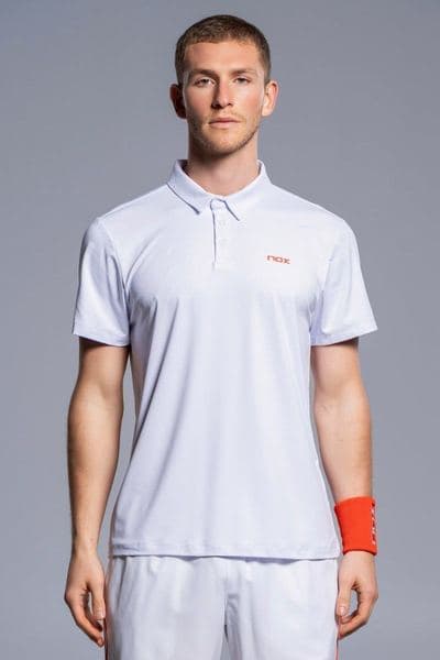 NOX Men's TEAM Polo Shirt White — фото 1