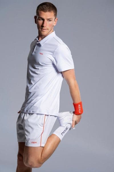 NOX Men's TEAM Polo Shirt White — фото 3