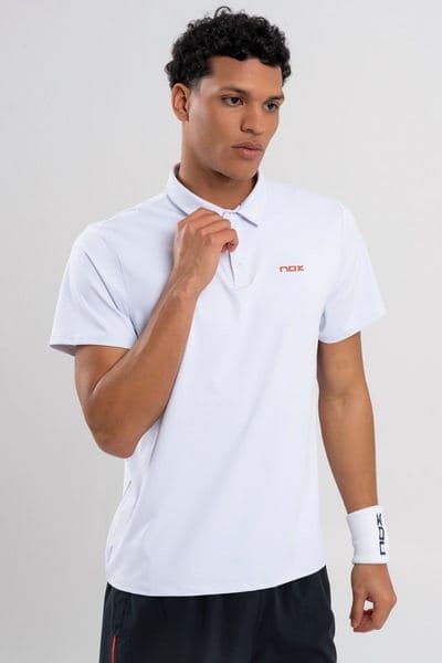 NOX MEN'S TEAM REGULAR WHITE POLO SHIRT — фото 1