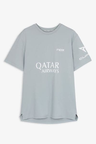 NOX Agustin Tapia Sponsors AT10 Grey T-shirt — фото 2