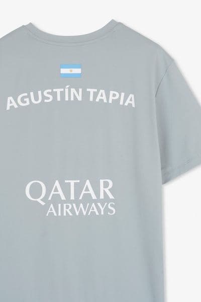 NOX Agustin Tapia Sponsors AT10 Grey T-shirt — фото 3