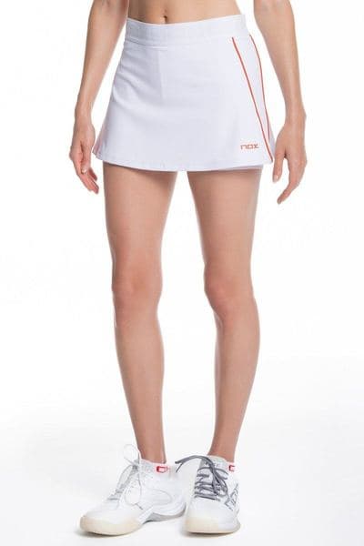 NOX TEAM padel sports skirt white — фото 1