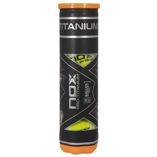 NOX PRO TITANIUM 4 padel balls can — фото 1