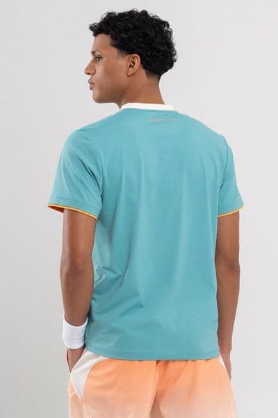 NOX Men's PRO turquoise polo shirt — фото 2